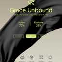 ODODOS Full Length High Waist Workout Leggings with Pockets for Women, 28" Tummy Control Athletic Yoga Pants, Black, Medium 