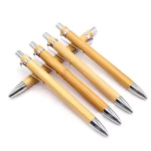 Generic Blue Bamboo Ball Point Pens, For Office