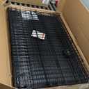 Amazon Basics - Durable, Foldable Metal Wire Dog Crate with Tray, Single Door, 42 x 28 x 30 in, Black