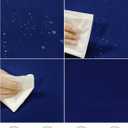 Fokitut 2 Pack Waterproof Round Tablecloth, 60 Inch, Stain Resistant and Wrinkle Polyester Table Cloth, Fabric Table Cover for Kitchen Dining, Wedding, Party, Holiday Dinner-Royal Blue
