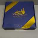 10" Oak Bathroom Vanity Tray Turntable for Perfume Candle, Round Wooden Decorative Tray for Kitchen Sink Countertop Organizer, Bathroom Counter Organizer for Skincare Makeup, Rustic White