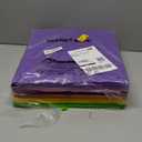 GRANNY SAYS 13 Inch Cube Storage Bins, Colorful Cube Storage Organizer, Fabric Storage Bins, Storage Cubes for Shelves, Closet, Toy Storage Bins for Kids Room, Play Room, Rainbow, 6-Pack