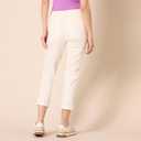 Amazon Essentials Women's High-Rise Regular-Fit Ankle-Length Tapered-Leg Khaki Pant (14)