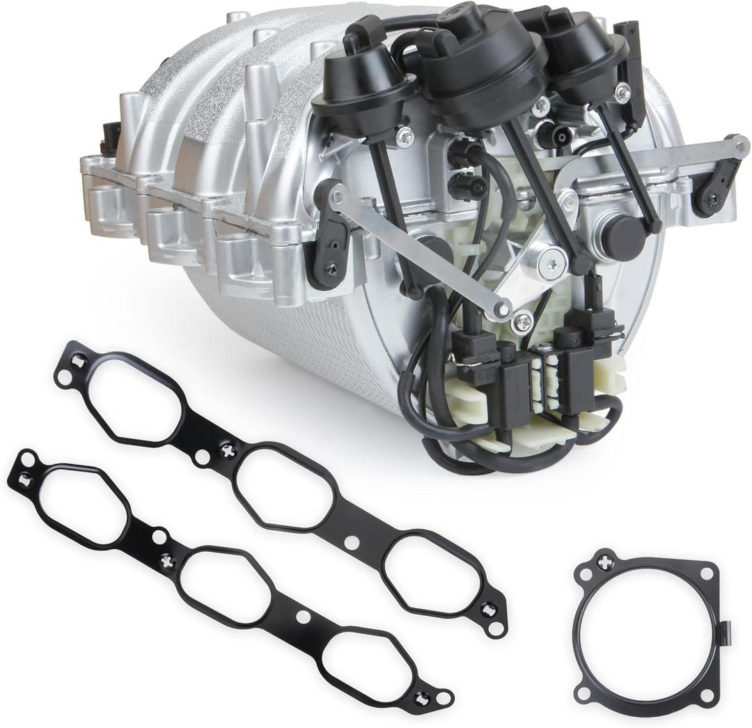 Intake Manifold Compatible with Mercedes C230 C300 C350 E280 E350 GLK350 ML350 ML450 S400 SLK300 R350 V6 272 Engine 2006-2013 Replace 2721402401 2721402201