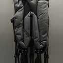 ATORPOK Camping Cot for Adults with Cushion and Pillow, Portable Folding Bed for Sleeping, Lightweight Tent cot with Carry Bag Supports 450 lbs (Grey)