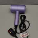 slopehill Professional Ionic Hair Dryer, Powerful 1800W Fast Drying Low Noise Blow Dryer with 2 Concentrator Nozzle 1 Diffuser Attachments for Home Salon Travel (Lavender)