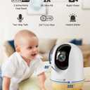 MUBVIEW 5G WiFi Indoor Security Camera No Subscription, Pet Camera with Phone App, Baby Monitor WiFi Smartphone, 2K Night Vision Pan-Tilt Dog Cam, Auto Tracking, 2-Way Audio, SD or Cloud Storage