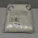 BGment Sage Green Linen Curtains 63 Inch Length 2 Panels - Burlap Textured Light Filtering Window Treatments Grommet Sheer Drapes for Farmhouse Bedroom, 52 X 63 Inch