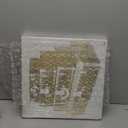 12"x16" Clear Acrylic Serving Tray with Golden Handles, Sturdy Huge Capacity Acrylic Tray for Coffee, Juice, Kitchen and Desk Organizer, Storage Tray (12"x16")