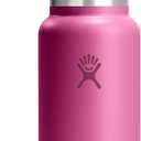 Hydro Flask Water Bottle - Insulated Stainless Steel - Wide Mouth Chug Lid, Non Spill, Leakproof in 32 Oz Reef Pink