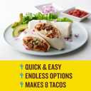 Old El Paso Carb Advantage Tortilla Rounds, 3g Net Carbs, 80 Calories, 8 Ct, 6.5 oz (EXP 07/10/26)