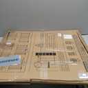 InnoTruth 28.9-49" Baby Gate for Doorways, 30" Tall Extra Wide Doggy Gates for Stairs One-Hand Opening, Easy Walk Thru Dual Lock Dog Gates for The House, Kitchen, Balcony, Easy Install Kid Gate,Brown