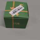 HDCRYSTALGIFTS Set 4 Blown Glass Snowman Figurine Collectibles 2.5'' Handmade Mini Christmas Figurines Decorations Snowman Decor Ornaments Centerpiece - Winter