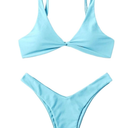 Women's Two Piece Bikini Swimsuit High Cut Bikini Swimsuit (S)
