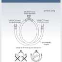 Quick Connect Faucet Hose Replacement, 16 Inch Hot & Cold Water Supply Lines for Widespread Faucet, Bathroom 3 Holes Faucet Water Mixer Line with Fast Lock