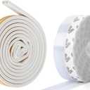 Door & Window Weather Stripping, Soundproof Insulation Seal Strip with Self-Adhesive Rubber Collision Protection