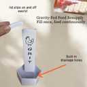 Chicken Oyster Shell Feeder and Grit Feeder Combo/Can be Suitable for Baby Chick, Duck, Turkey Feeders