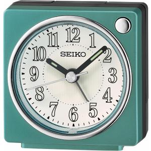 Seiko Fuji II Bedroom Alarm Clock, Metallic Green