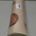 KIMODE Kitchen Rugs Non Slip Washable 17"x47"+17"x29", Fall Pumpkin Kitchen Rugs Sets of 2, Halloween Rugs for Kitchen Floor, Absorbent Kitchen Floor Mats for Sink Laundry Desk Beige Maple Leaf