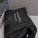 RAINSMORE Padded Car Seat Travel Bag for Airplane Heavy Duty Car Seat Backpack for Air Travel Baby Carseat Cover Bags for Airport Large Car Seats Carrier Fits Car Seats & Booster Seats, Black