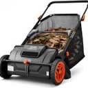 VEVOR Push Lawn Sweeper 21" Leaf & Grass Collector 3.5 cu. ft. Hopper Bag