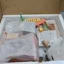 Giant bean 26 Pcs Large Wooden Dollhouse Furniture 5 Set for Kitchen, Living Room, Bedroom, Bathroom, Babyroom, Candy Dollhouse Accessories & Furniture Toy for Girls Boys Kids 3+