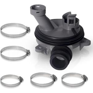 AZ4U Upgraded WD00X25260 WD18X21678 WD19X25259 WD19X25278 Dishwasher Diverter Valve Kit Compatible with GE, Whirlpool, Kenmore, Maytag, Amana, Dishwasher Diverter Wash Pump XDF300PGN0WW XDF300PSN0SS