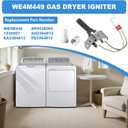 WE4M449 Gas Dryer Igniter Compatible with GE Hotpoint and RCA Clothes Dryer,Replace AP4436004 1535007 AH2364812 EA2364812 PS2364812