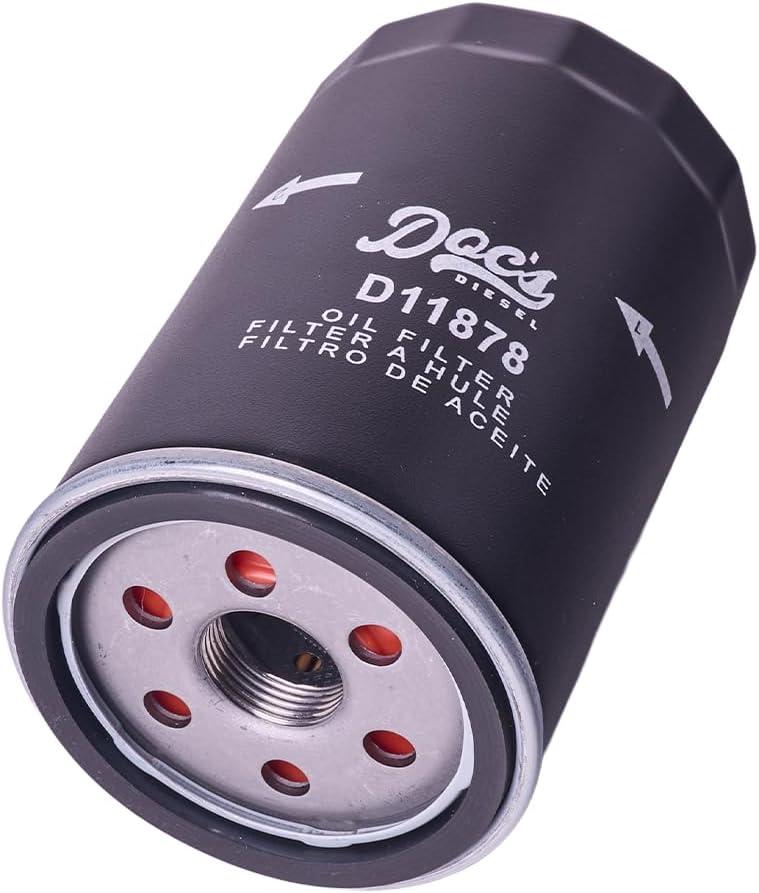 Doc's Diesel Oil Filter D11878 | Compatible with Chevrolet/GMC 6.6L Duramax 2500HD, 3500HD 2020+ | Replaces PF26