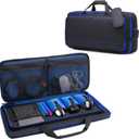 CB-ME80 Carry Bag for ME-80 / ME-90 / GT-1000 / GX-100 / ME-90 Guitar Multi-effects Pedal, Guitar Pedal Board Storage Bag with Compartment for Guitar Cable or Other Accessories, Black