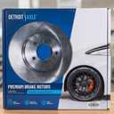 Detroit Axle Premium Brake Rotors R-31312 Cast Iron Rear Pair
