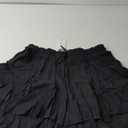 Women Casual Summer Shorts Ruffle Tiered Flowy Skorts Boho High Waist Mini Skirt XL