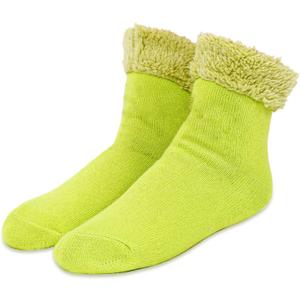 Christmas Slipper Sock with Grips (Green)