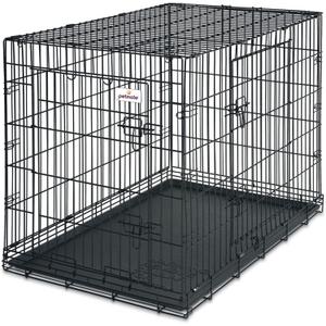Petmate 38-Inch 2-Door Training Retreats Wire Kennel for Dogs, 70 to 90-Pound