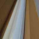 ShadesU Cordless Zebra Blinds Light Filtering Dual-Layer Window Shades for Privacy (Ivory Color) (Maximum Height 72") (Width 68")
