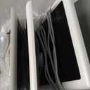 Solar Panel Outdoor for Ring Cameras (White 3P) Spotlight Cam Plus/Pro(Battery) Stick Up Cam/Pro Wireless Outdoor with 10FT/3M Long Cable Dustproof Waterproof