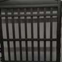 IRIS USA Dog Playpen with Door, 34 8 Panel Pet Exercise Pen  Indoor Outdoor Puppy Play Pen, Portable Plastic Pet Fence for Small Medium Dogs, Foldable 63 x 63 x 34, Black