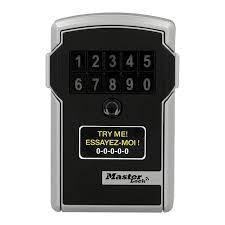 Master Lock Digital Lock Box for Keys with Code, Electronic Wall Mount Key Safe with Bluetooth Connection to iOS/Android App and Sharable Keypad Codes, 3-1/4 Inches Wide, 5441EC