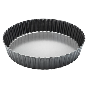 Deep Dish Quiche Pan, 11” x 2” Tall Pie Pan Deep Tart Pan with Removable Bottom, Nonstick Large Fluted Tart Mold Loose Base Round Deep Pizza Pan for Baking Easter Pie