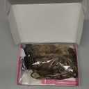 Curly Clip In Hair Extensions, 4PCS 20 Inch Brown with Blonde Highlights Extensions Clip Ins Lace Weft Curly Invisible Natural Hairpieces for Women