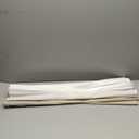 Twin Size Zipper Fitted Sheet 6 Inch Deep Pocket Mattress Cover - 1 Piece Zipper Fitted Sheet Only - 1000 Series Hotel Quality Brushed Microfiber Bottom Sheet Easy Care, Ivory