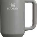 STANLEY Quencher H2.0 Tumbler with Handle and Straw 40 oz | Flowstate 3-Position Lid | Cup Holder Compatible for Travel | Insulated Stainless Steel Cup | BPA-Free | Stone