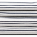 Bedding Set (White/Black) Queen, Double Stripe