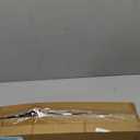 PHITRIC Flag Pole Kit, Tangle Free Spinning Stainless Steel Rustproof Flagpole for 3x5 Sports Fan Outdoor Flags for Outside House (White, 6FT, with Bracket)