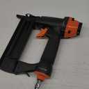 Pneumatic Brad Nailer,18 Gauge,2 in 1 Air Nail Gun Staple Gun,Accepts 2 Inch Brad Nails and Crown 1-5/8 inch Staples,with Carrying Case and 1000pcs Nails,for Carpentry, DIY,Woodworking (Black)