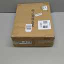 DUMOS TV Stand, Dresser with 5 Fabric Storage Drawers, Media Console Featuring Open Shelf for TV, Compact Entertainment Unit for Bedroom, Living Space, or Dorm Organization, Black