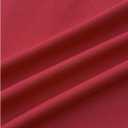 Girl's Graphic Tees Striped Short Sleeve Cropped Tshirts Crew Neck Summer Tops Streetwear (Burgundy)