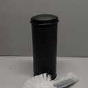 Autumn Alley Black Toilet Bowl Brush and Holder, Matte Black Bathroom Toilet Brush for Modern Farmhouse Bathroom Accessories Decor, Standing Bowl Scrubber Brush with Holder