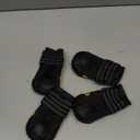 XSY&G Dog Boots,Waterproof Dog Shoes,Dog Booties with Reflective Rugged Anti-Slip Sole and Skid-Proof,Outdoor Dog Shoes for Medium to Large Dogs 4Pcs-Size6 (Size 6:2.9''x2.5'')(L*W) for 52-70 lbs, Black)