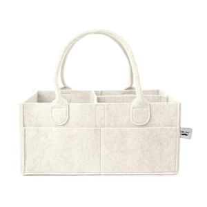 Mr. Pen- Baby Diaper Caddy Organizer, Beige, Medium, Nursery Storage Bin and Car Organizer for Diapers and Baby Wipes, Beige